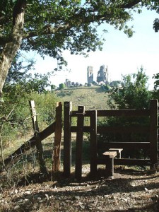 Harmans cross to Corfe Castle walk with steam train ride back