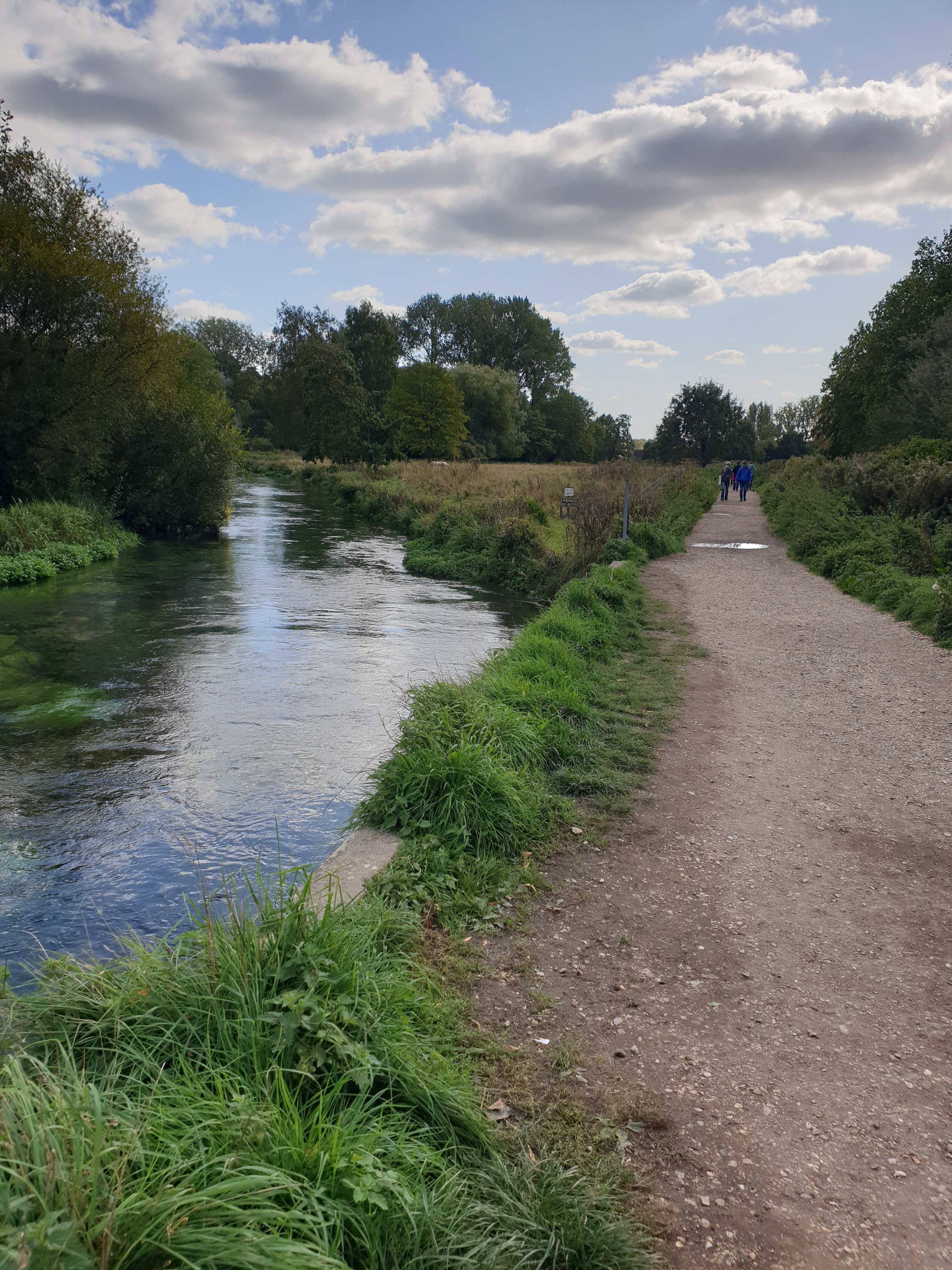 A FASTER PACED WALK: Winchester to Compton via Compton Lock & the River Itchen
