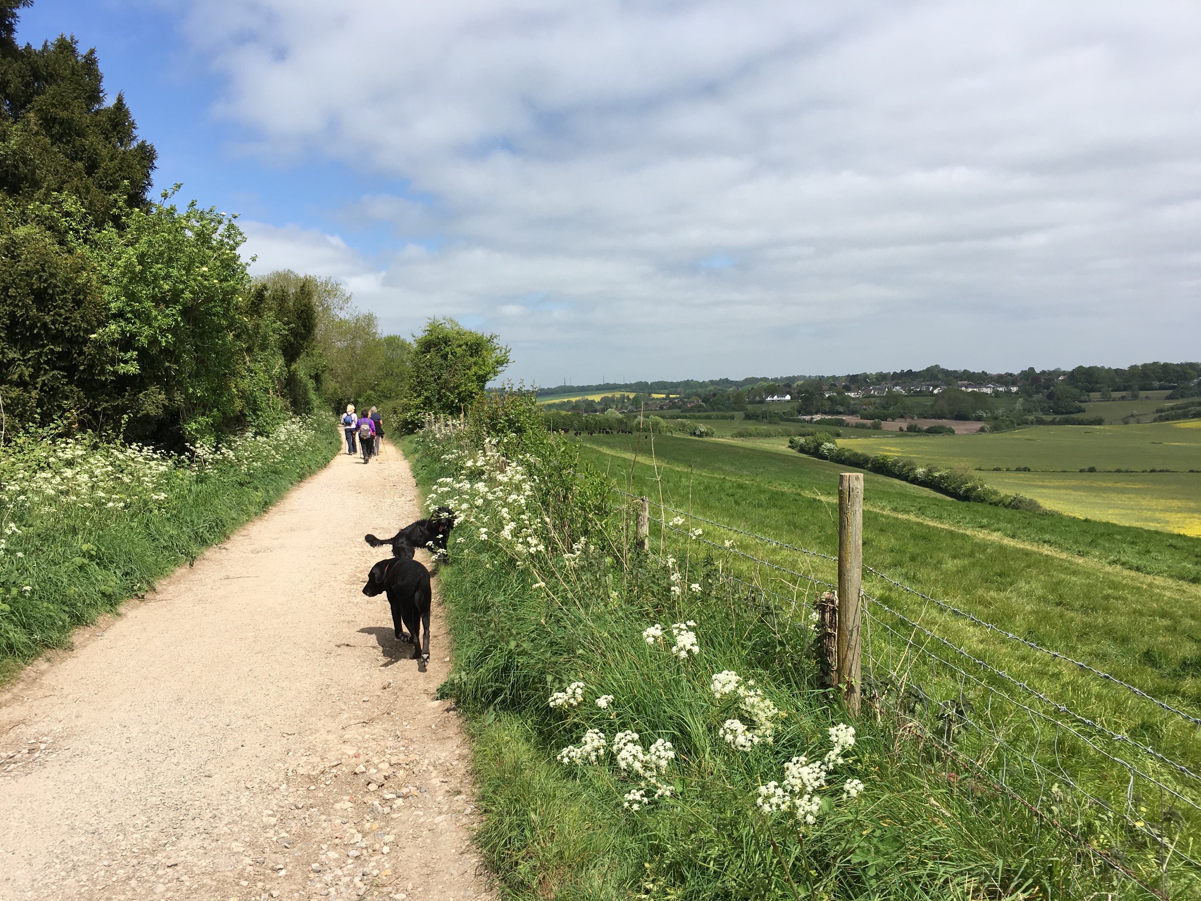 after walk from Winchester (Gear 1 to 2) - 5 miles